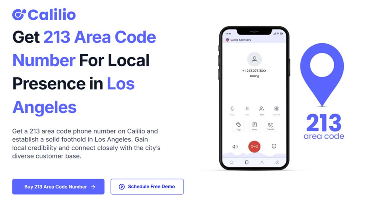 213 Area Code Los Angeles Phone Numbers Calilio