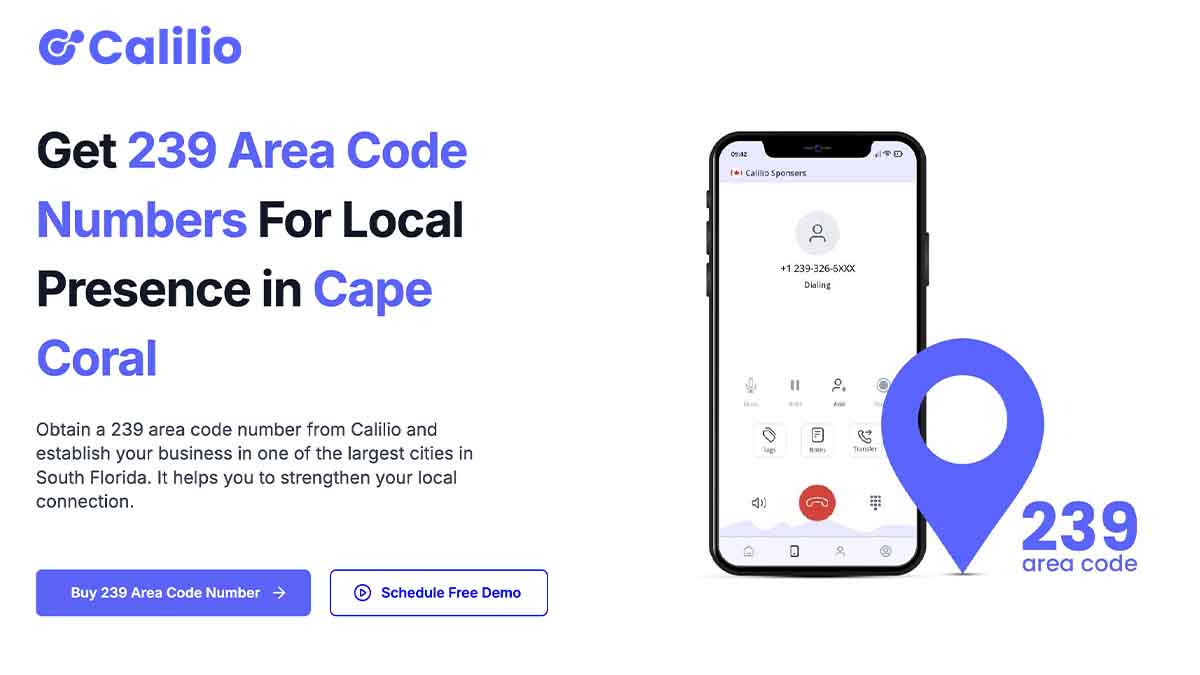 239 Area Code Get Local Cape Coral, FL Phone Numbers