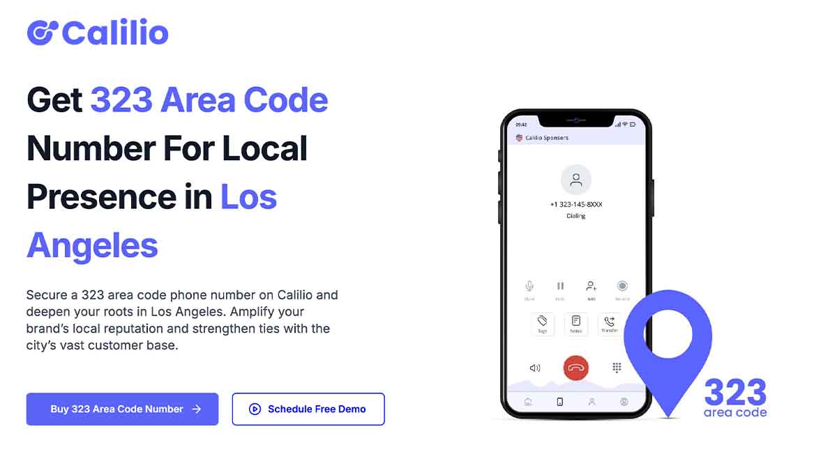 323 Area Code Los Angeles Phone Numbers Calilio