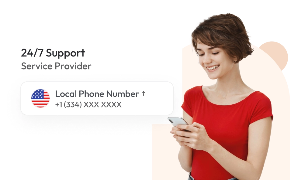 334 area code with calilio