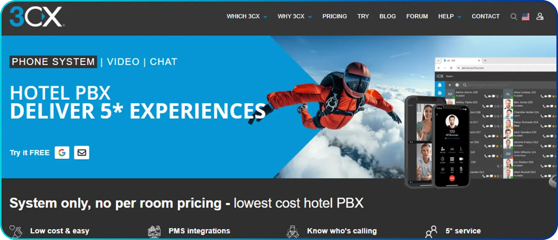 3cx as a restaurant phone system