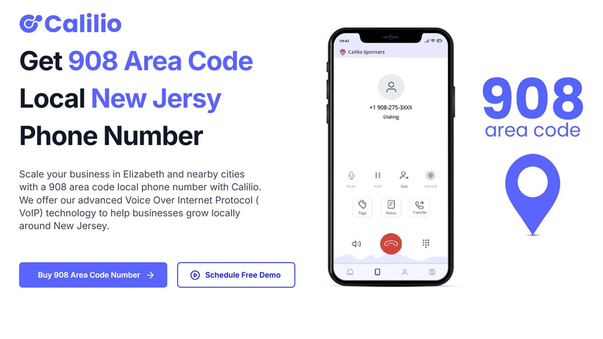 908 Area Code Get a Local Elizabeth, NJ Phone Number