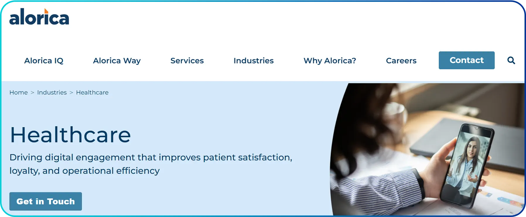 image of alorica healthcare call center