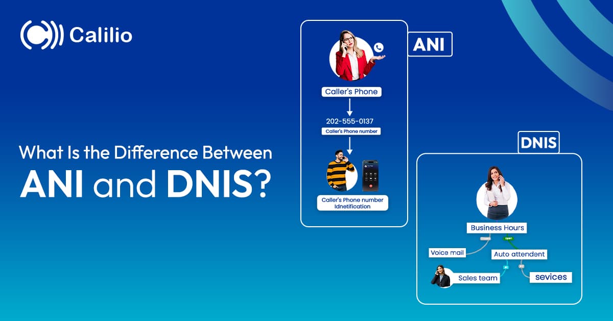 showing the variouse difference between ANI and DNIS