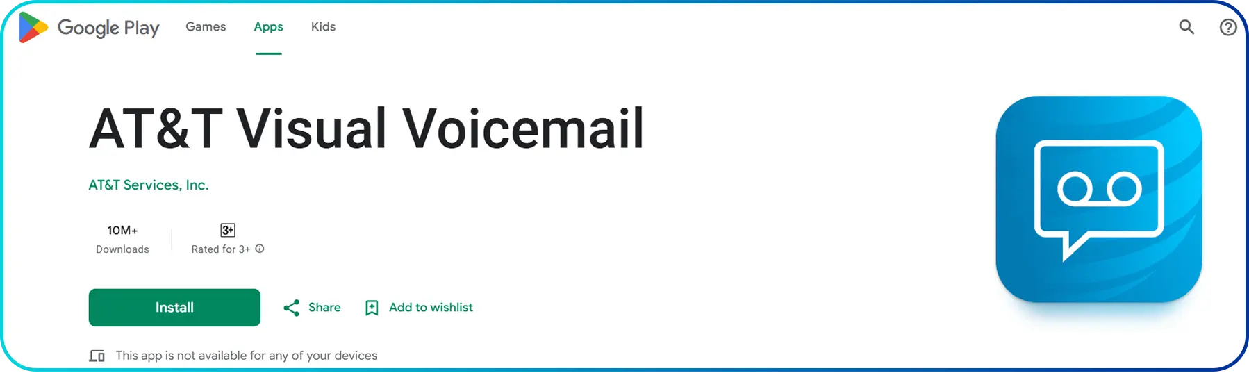 att voicemail application
