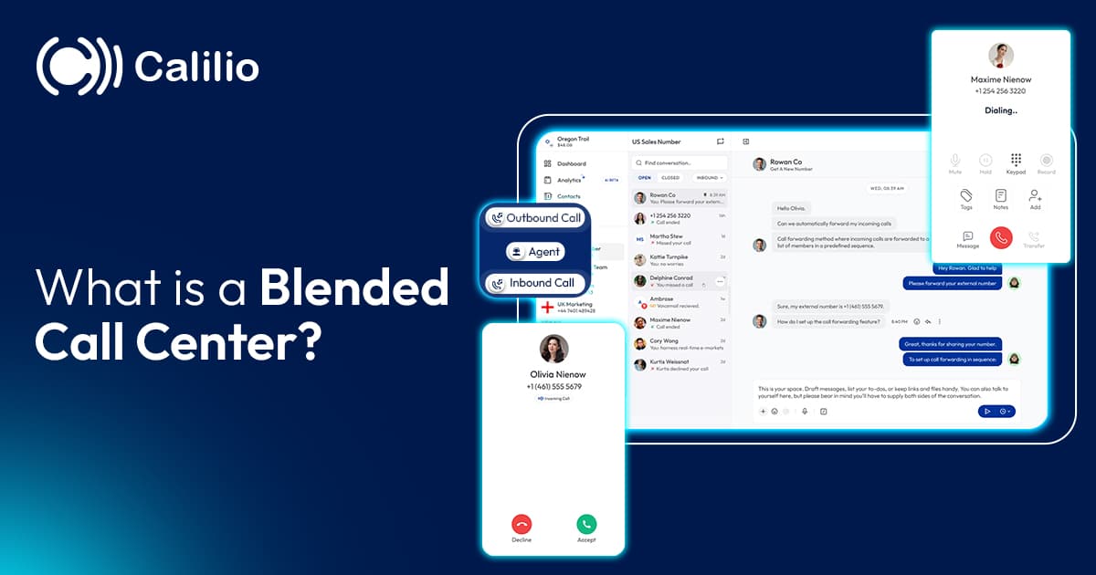 What is a Blended Call Center?