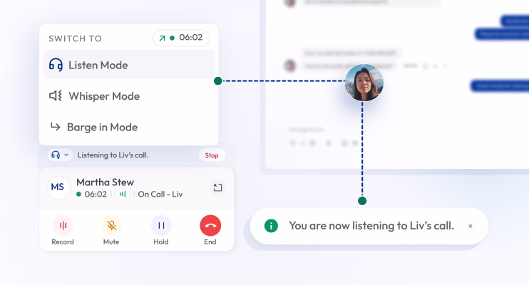 call listening calilio
