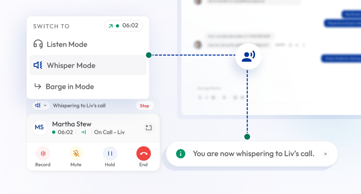 call whispering feature