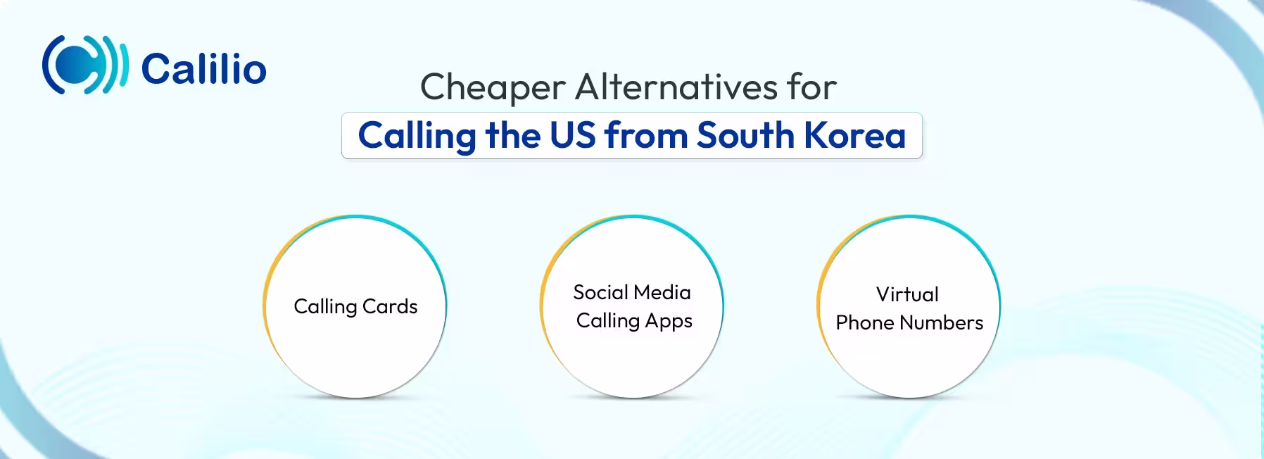 budget alternatives to call us from south korea