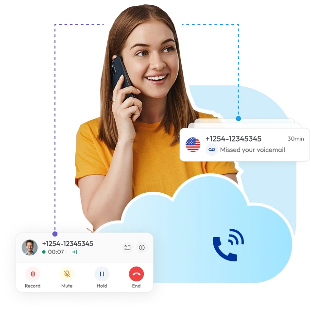 calilio connected with cloud