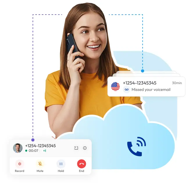 calilio connected with cloud