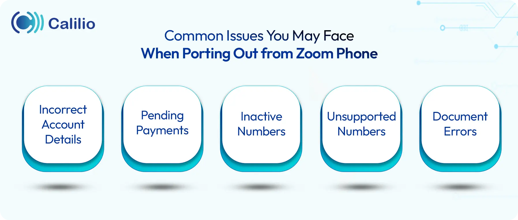 issues arises while porting out from zoom phones and their fixes