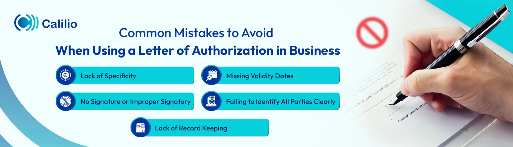 mistakes to avoid using letter of authorization in business