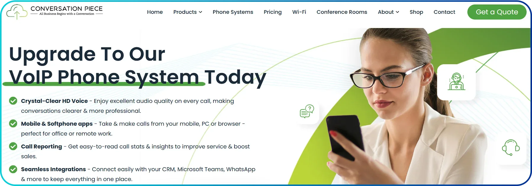 conversation piece homepage