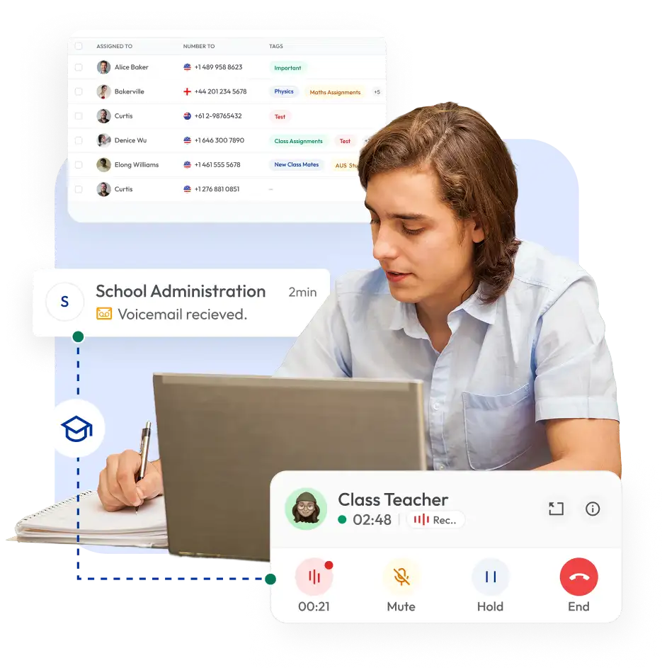 get education call center software for schools  & universities