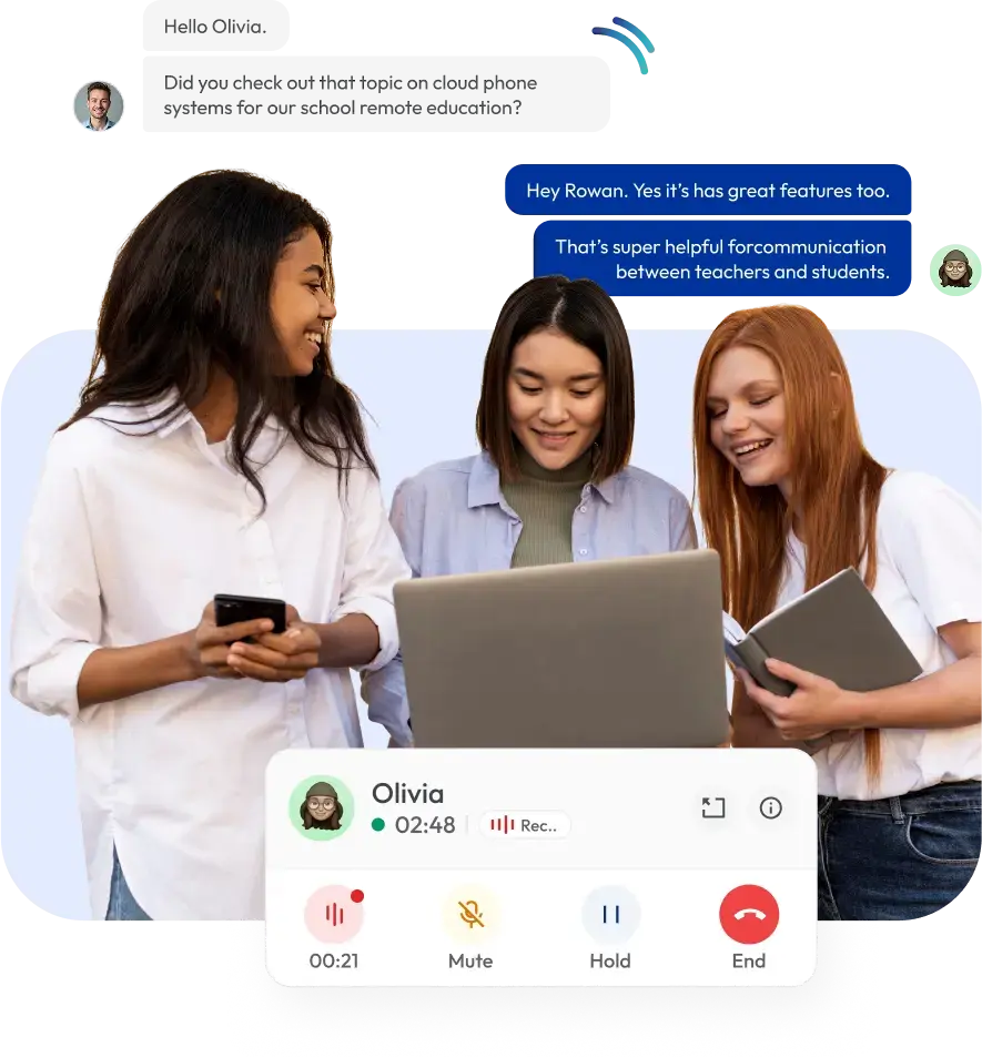 Efficient communication with school phone systems