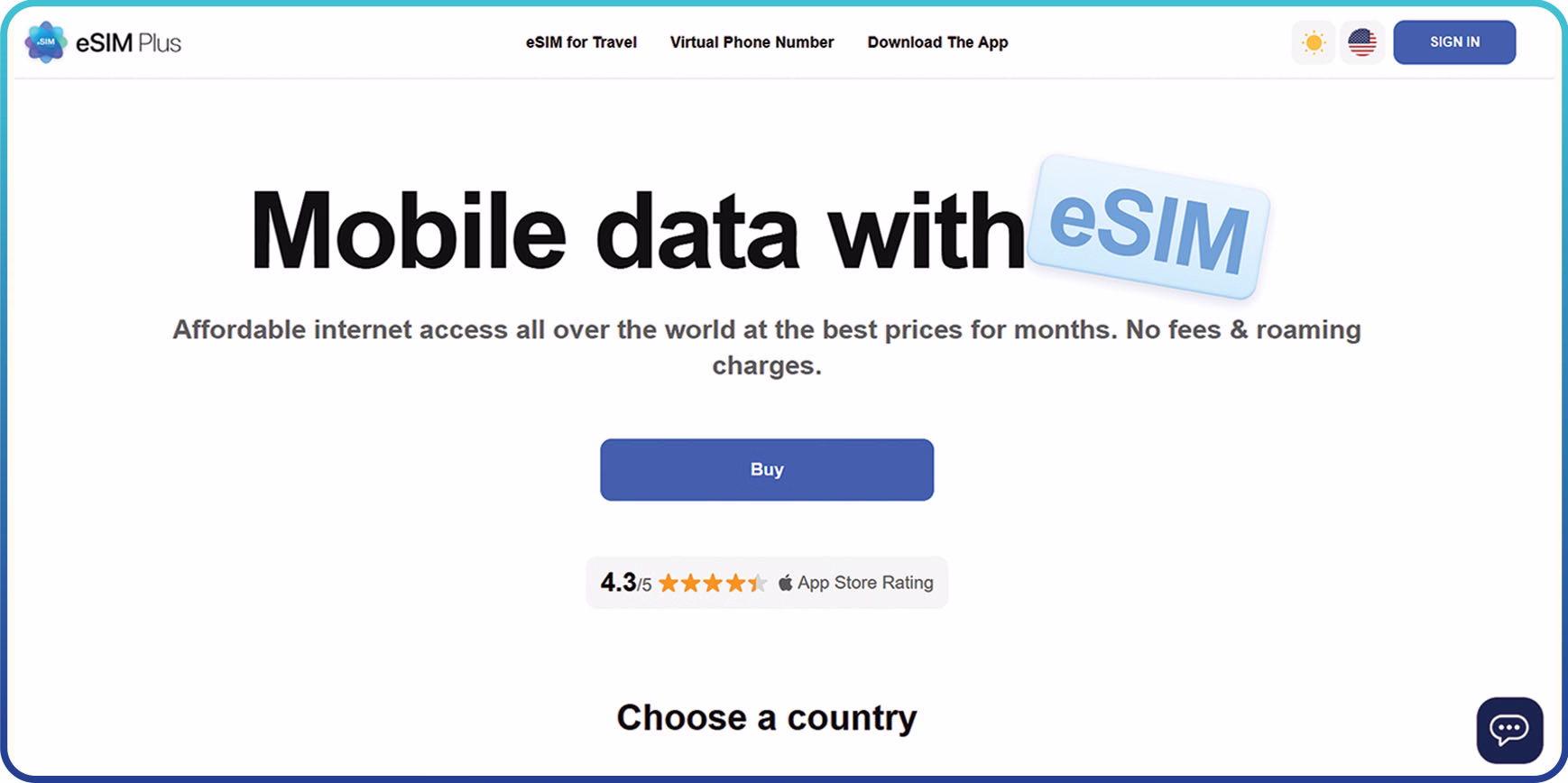 Esim plus homepage