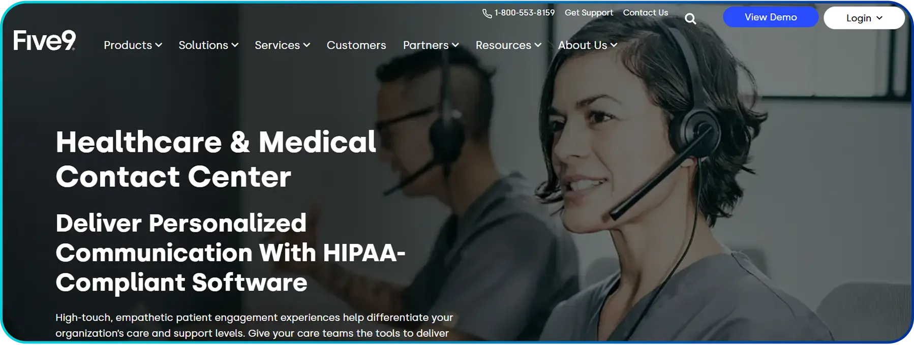five9 as cloud telephony in healthcare sector