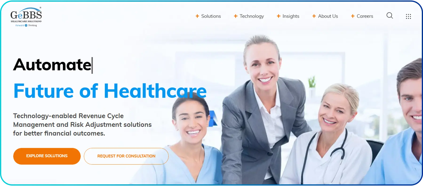 image of gebbs healthcare call center