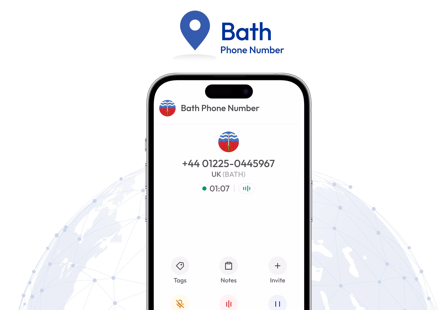 01225 area code for regional presence in bath