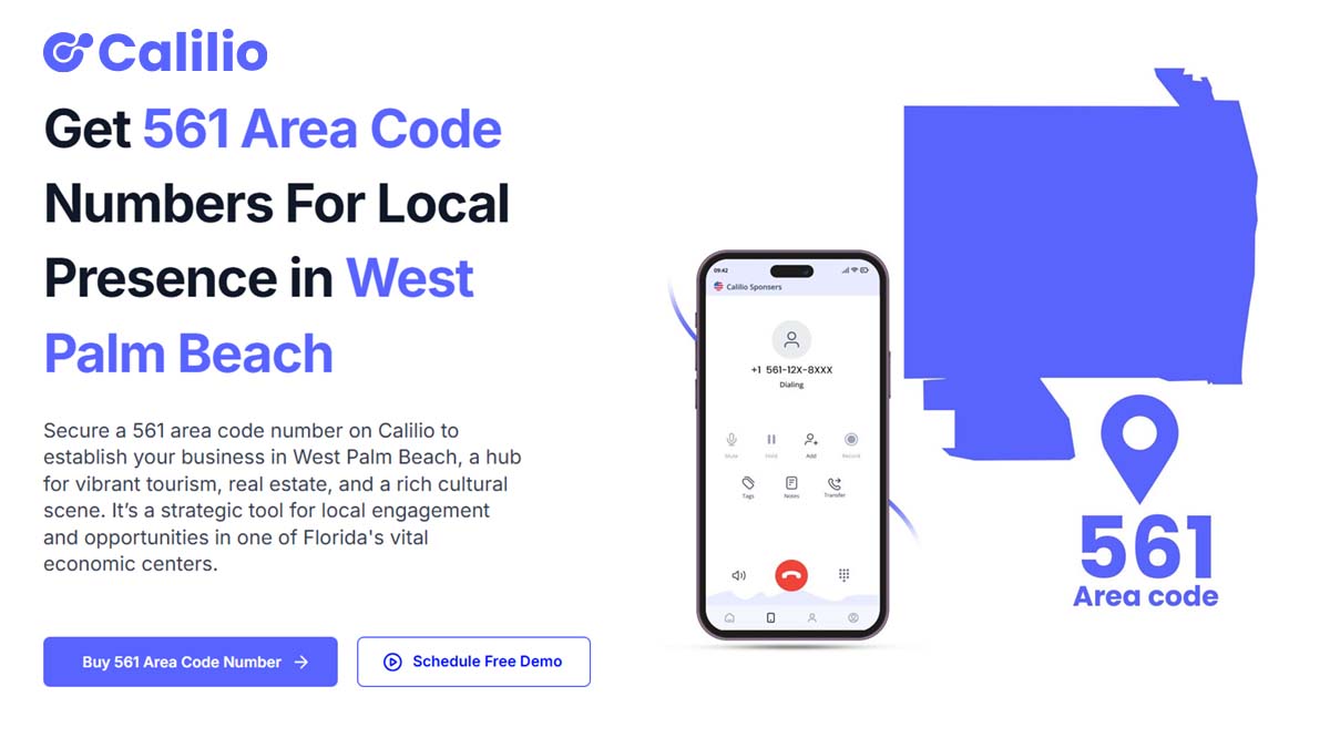 Area code 561 Get Local West Palm Beach, FL Phone Numbers