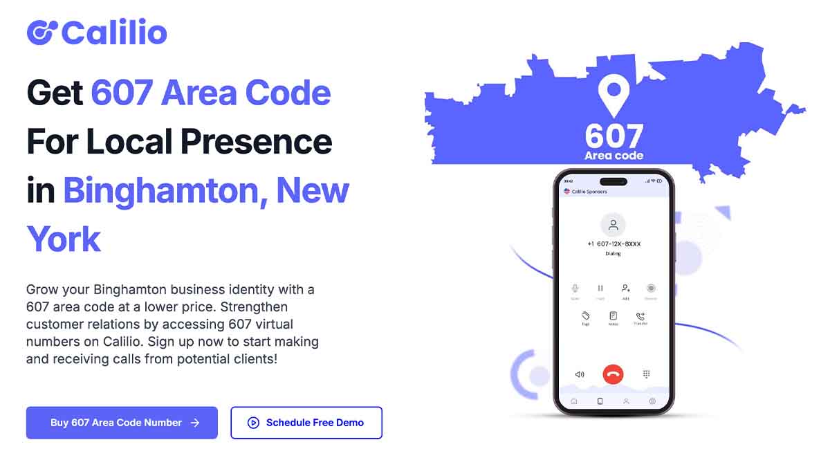 607 Area Code Get Local Binghamton, NY Phone Numbers