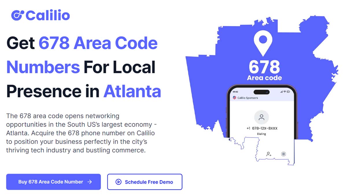 What Area Code 678 Belong To 678 Area Code - Get a Local Atlanta, Georgia Phone Number.