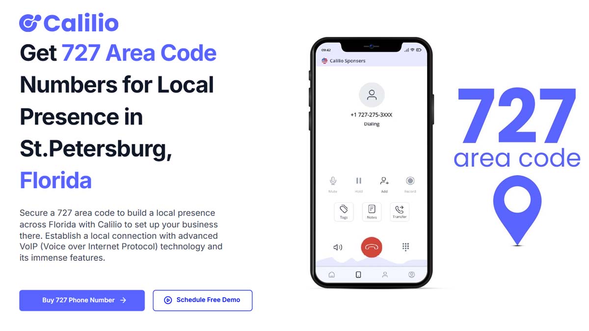 727 Area Code Get St.Petersburg, Florida Phone Numbers