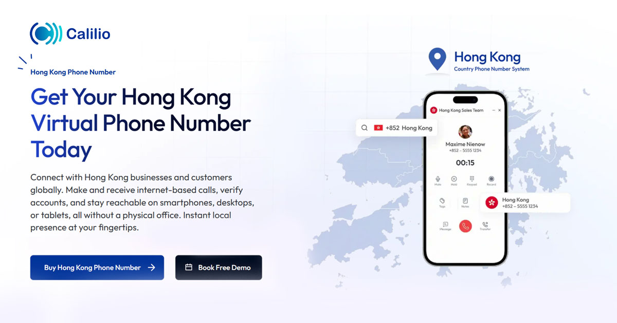 Buy a Hong Kong Virtual Phone Number Calilio