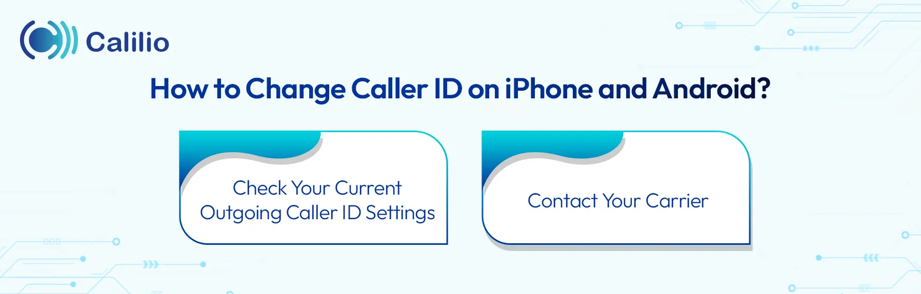 steps to change caller id on iphone and android