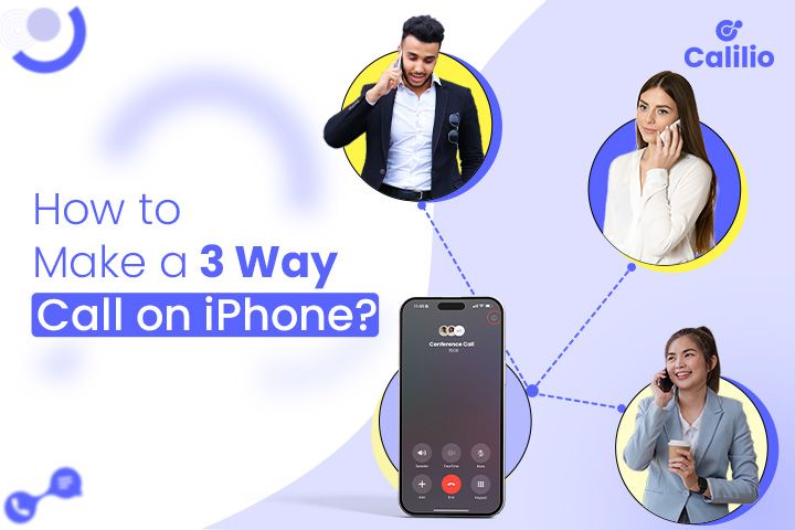 How to make a 3 way call on iphone