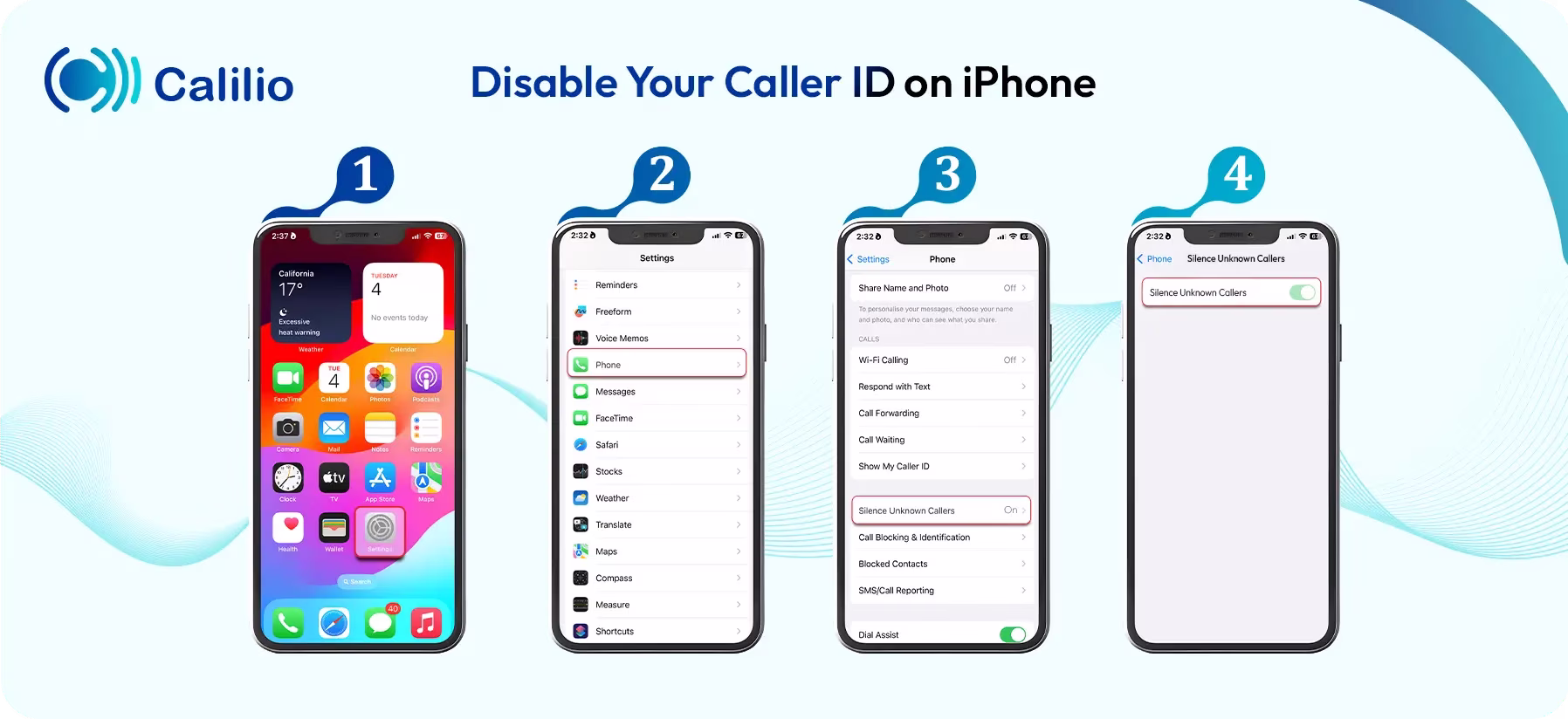 process to make restricted calls on iphone