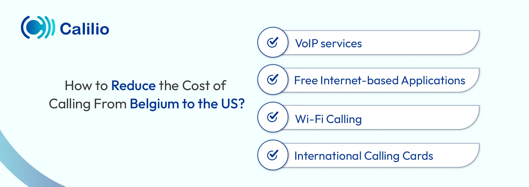 method of reducing the cost of calling from belgium to the us