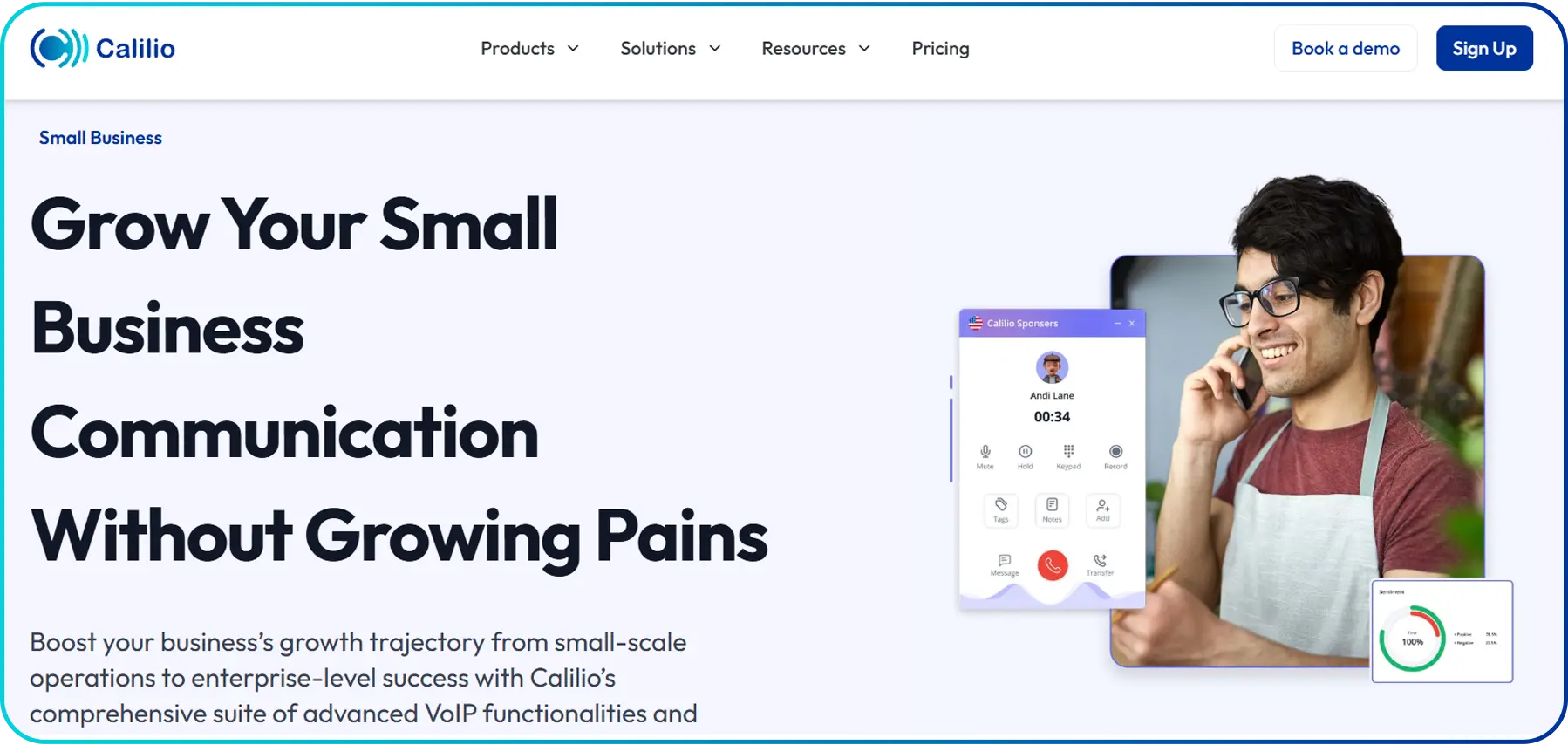 calilio an affordable phone system for small small business
