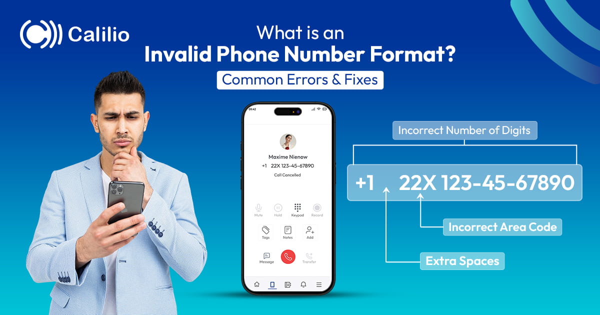 What is an Invalid Phone Number Format? Common Errors & Fixes