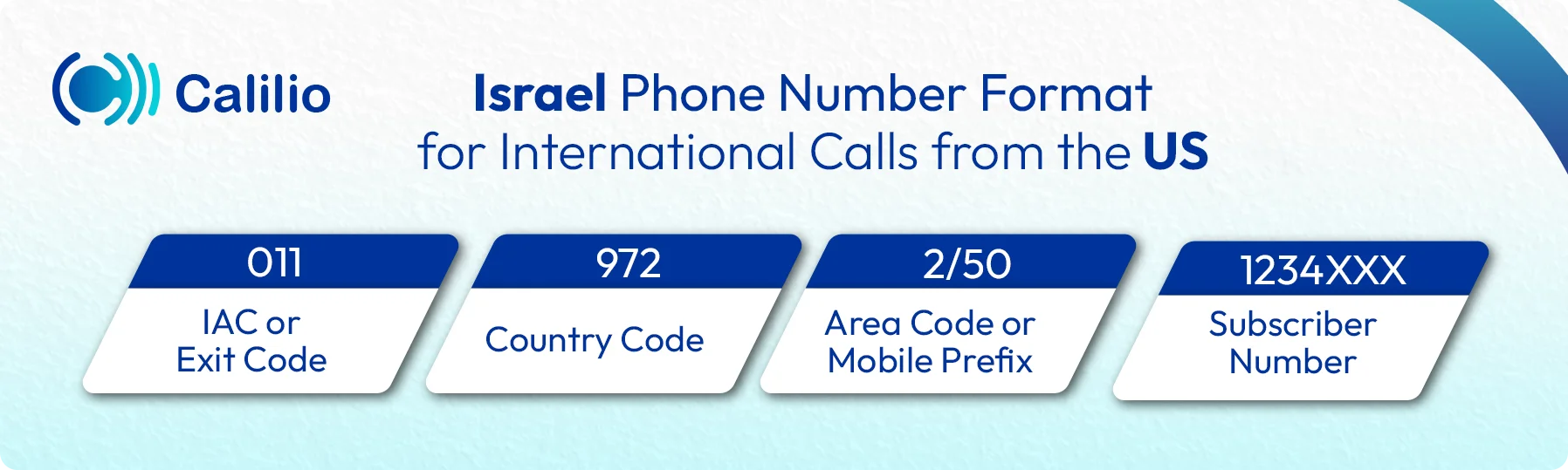 different phone number format for international calls