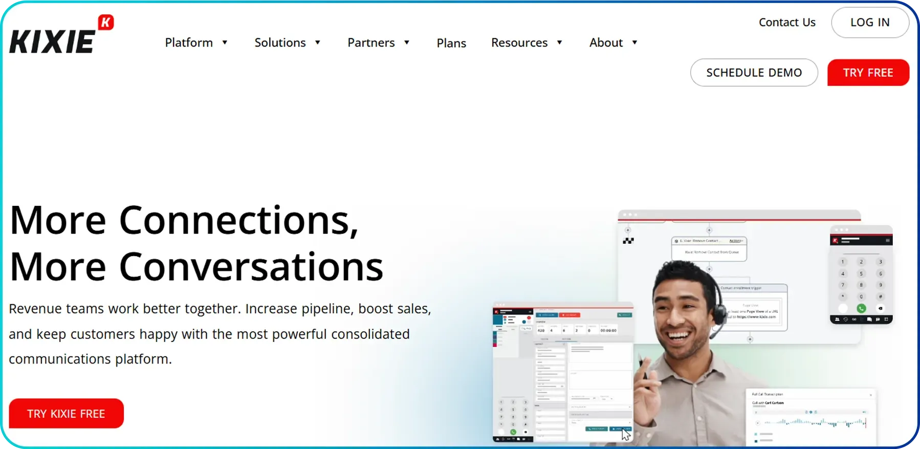 kixie homepage