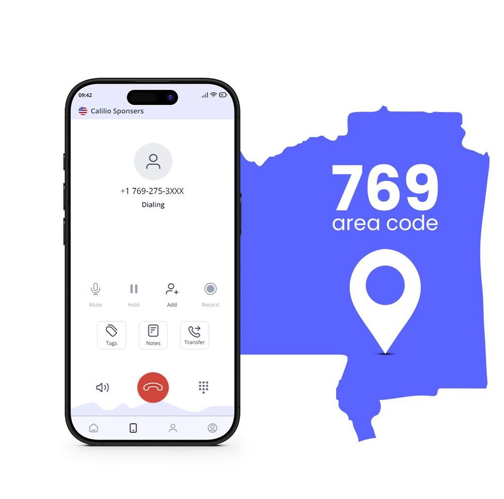 769 Area Code - Get a Local Jackson, Mississippi Phone Number