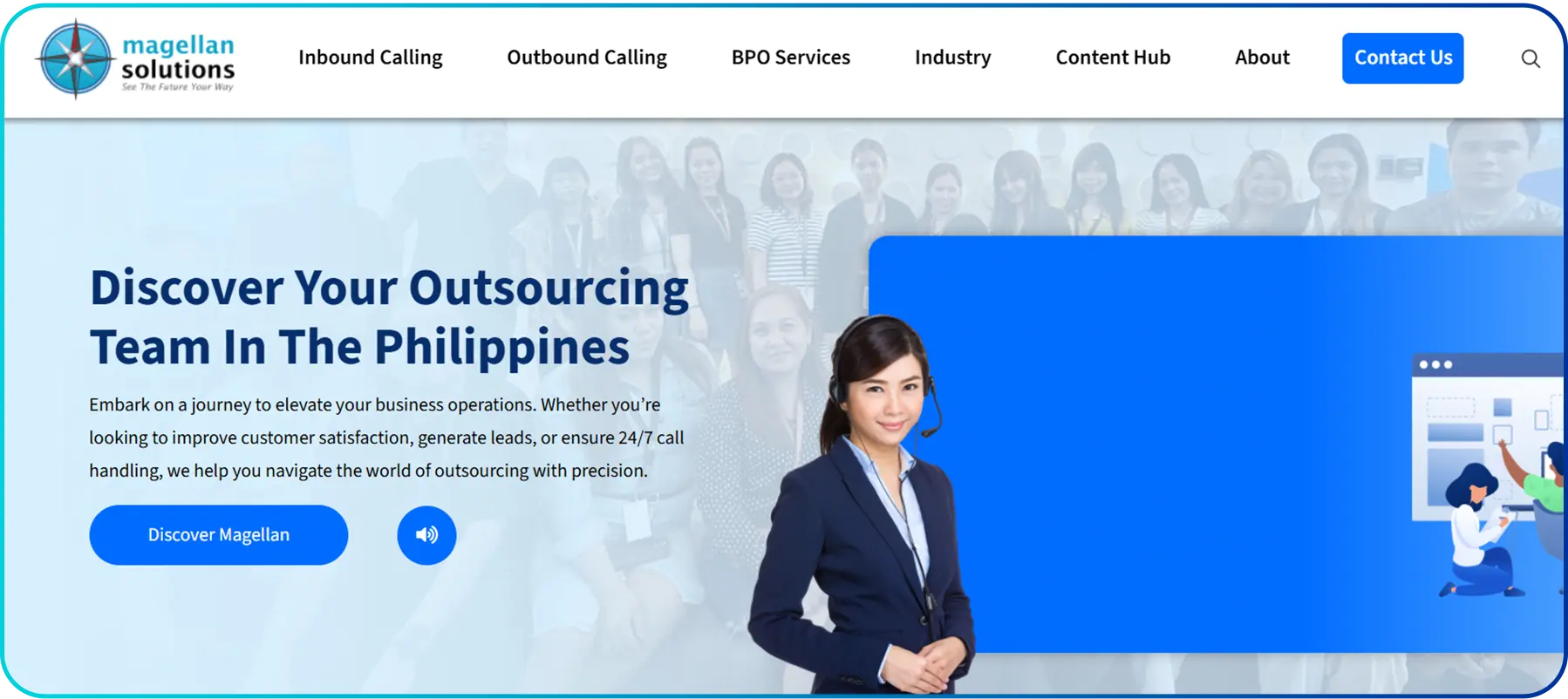 homepage image of magellan solutions