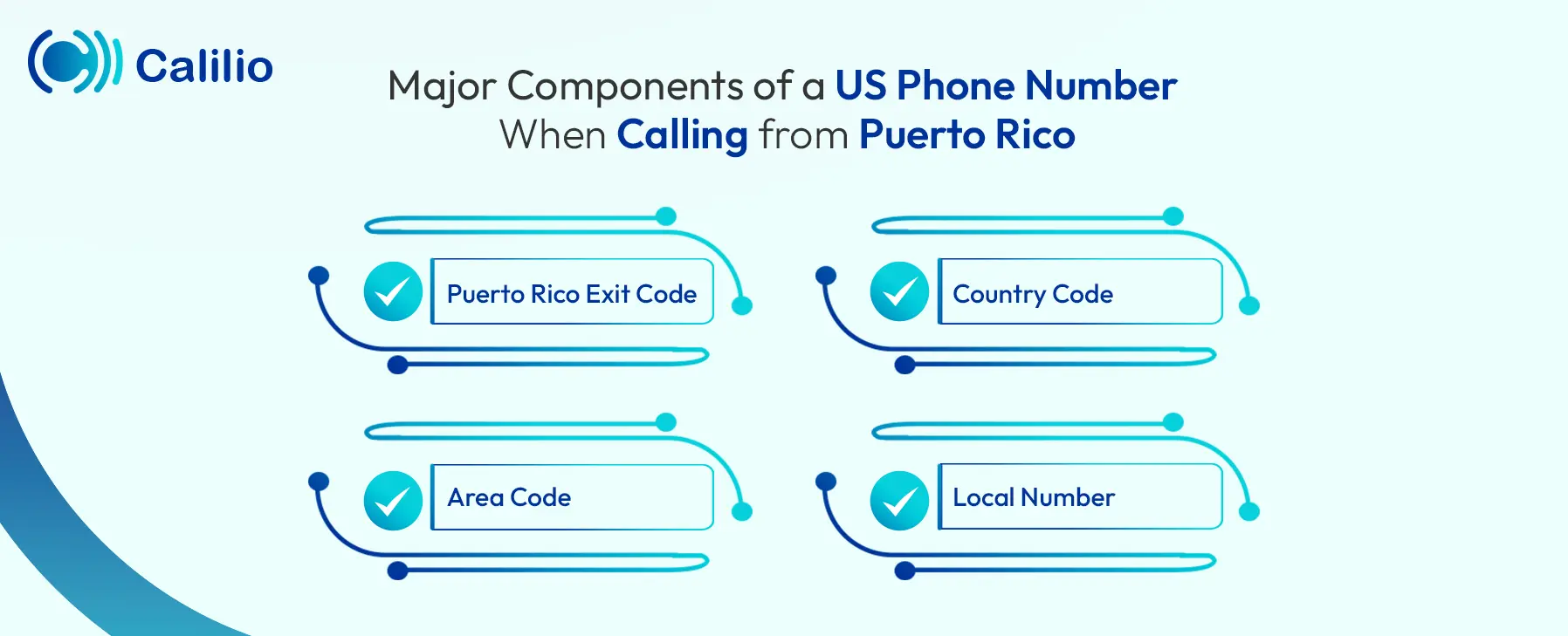 key components when calling from puerto rico