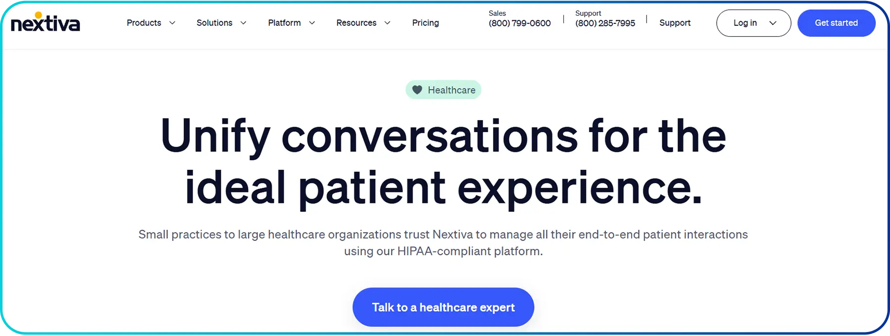 nextiva as cloud telephony in healthcare sector