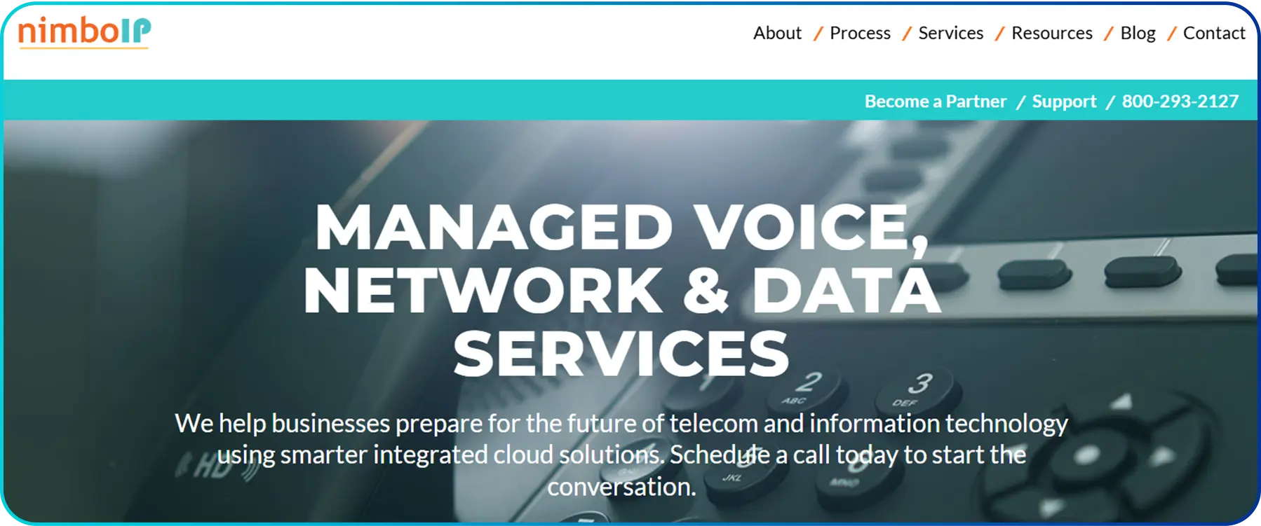 voip consultiing homepage of nimboip