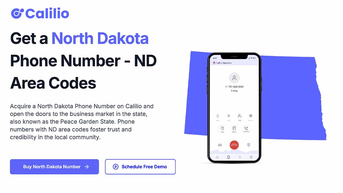 Get a North Dakota Phone Number Local ND Area Codes