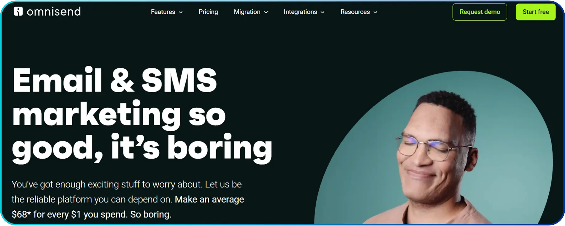 omnisend homepage