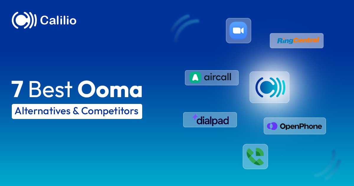 illustration of 7 best alternatives of Ooma.