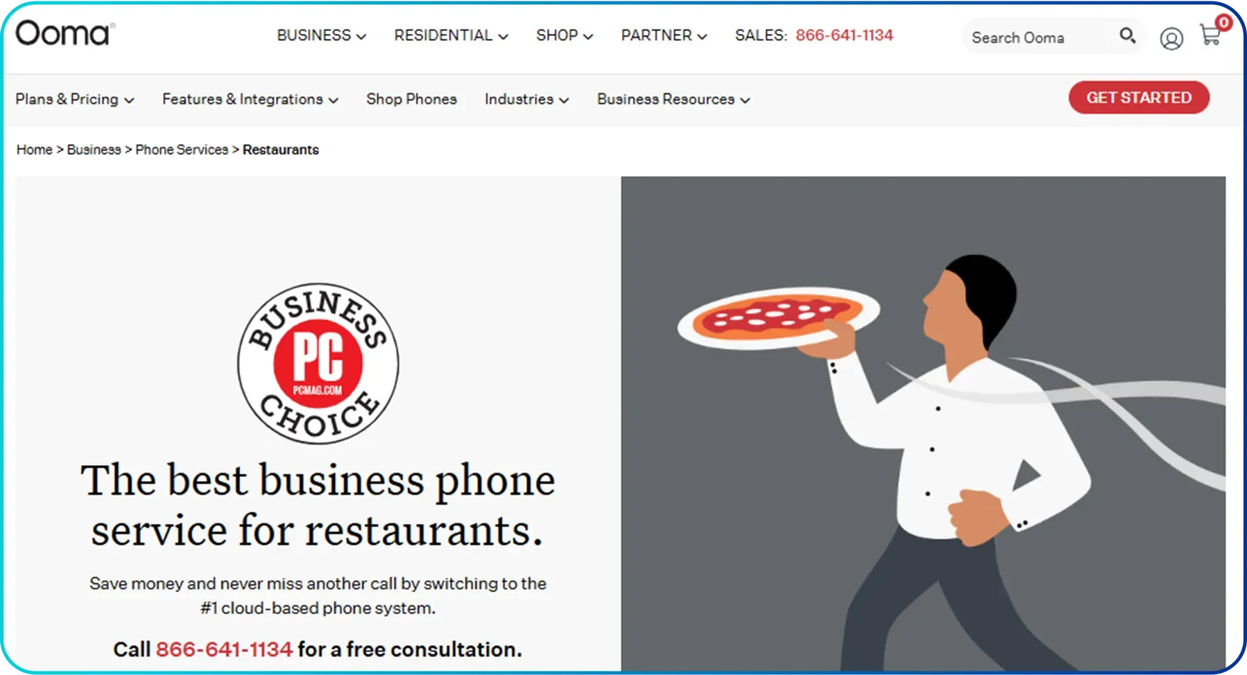 ooma as a restaurant phone system