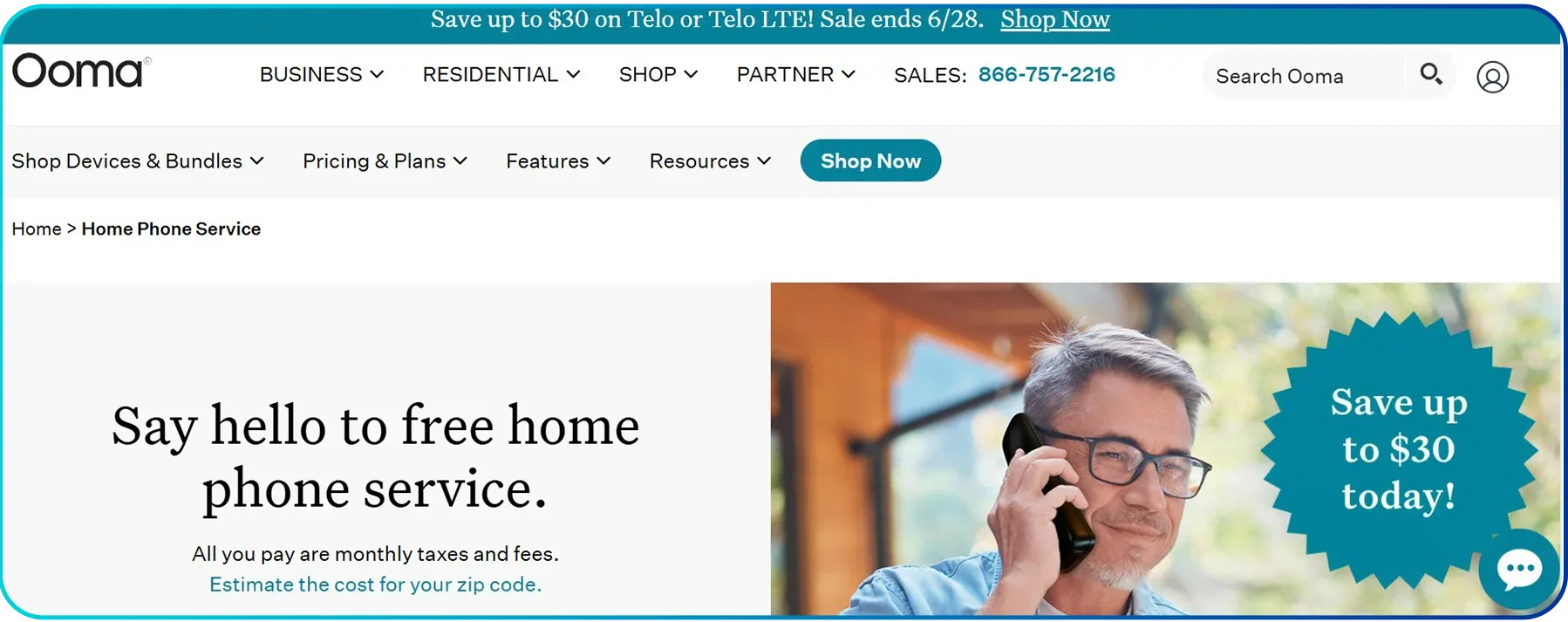 omma servicepage