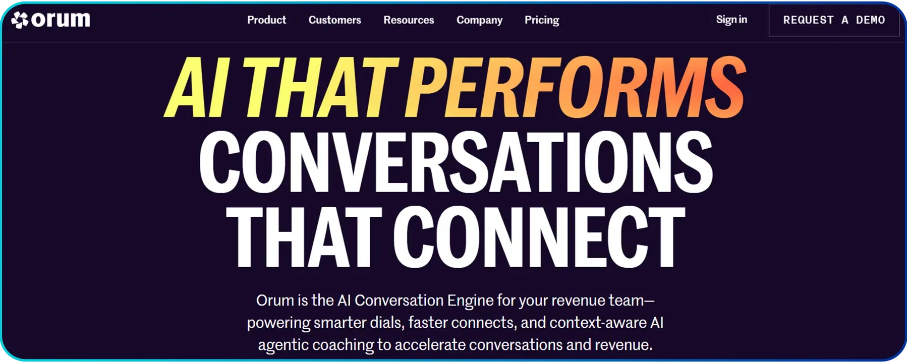orum homepage