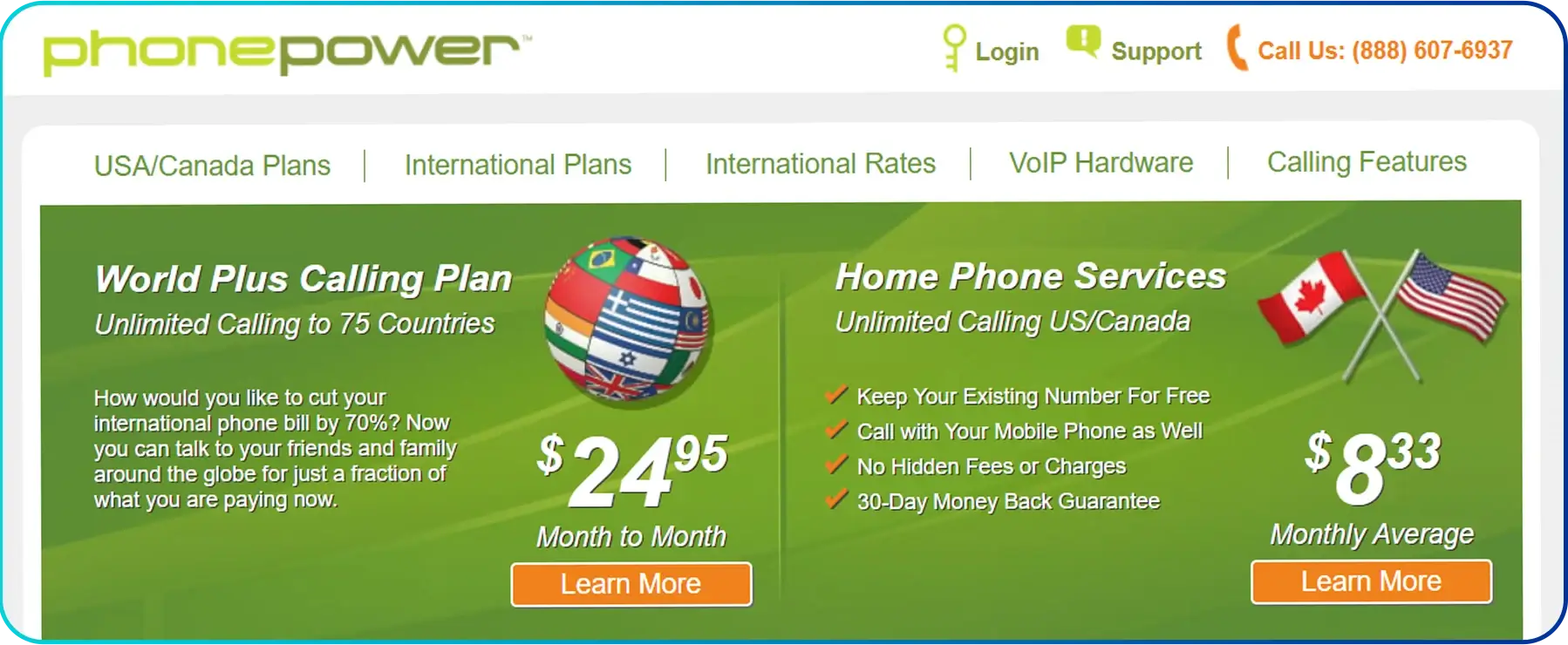 phonepower servicepage