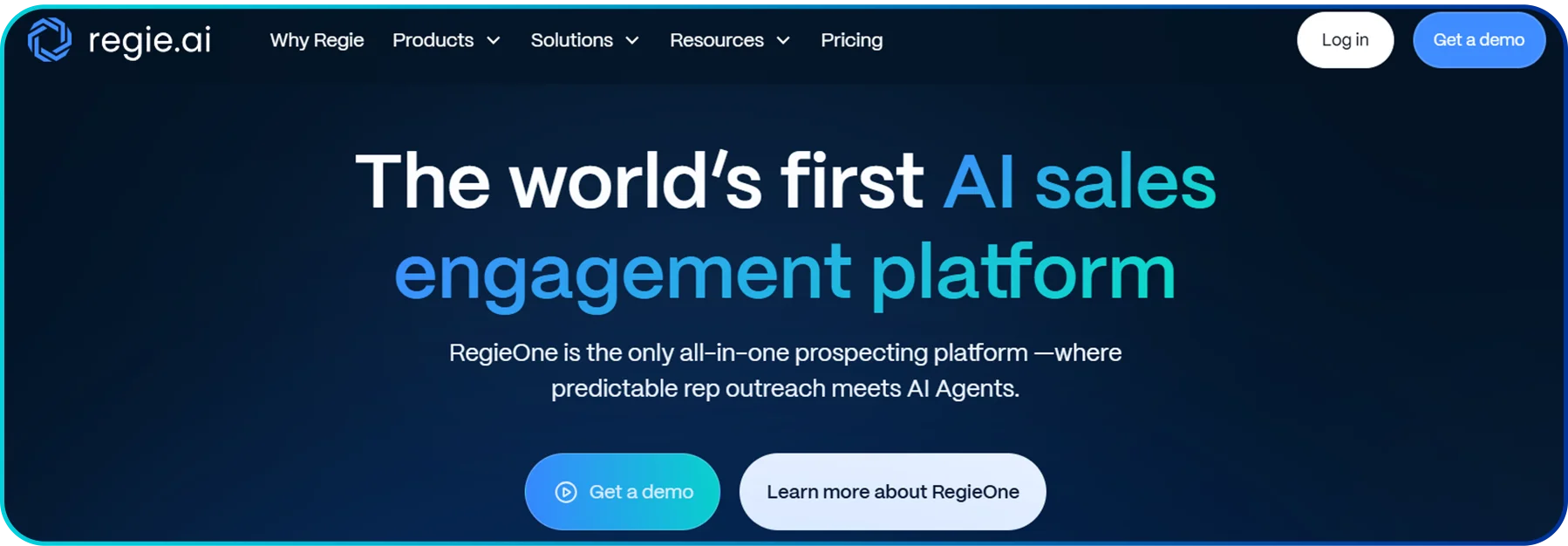 regie ai homepage